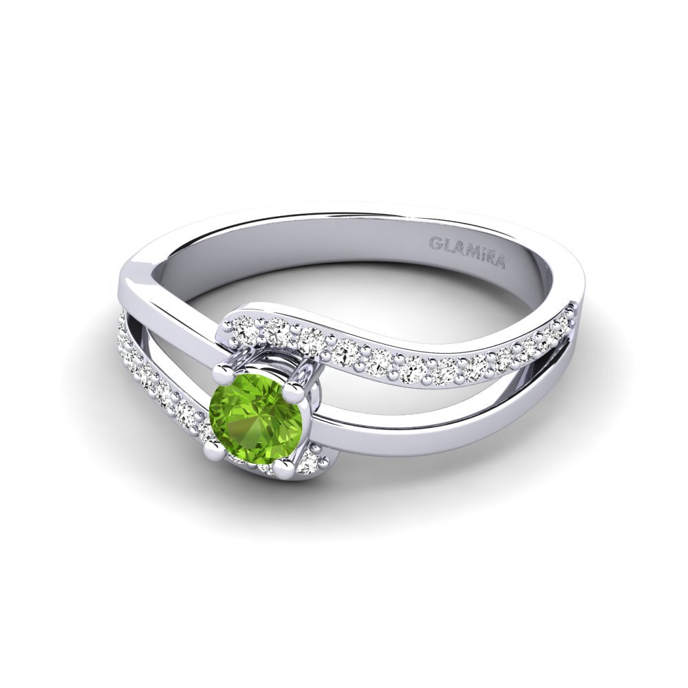 Peridoto Anillo de compromiso Bernarda