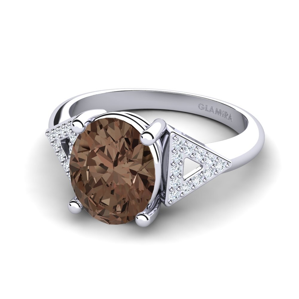 Smoky Quartz Engagement Ring Jerkayla