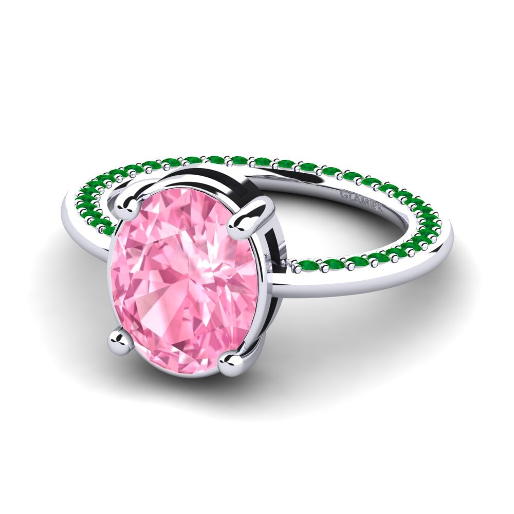 Pink Sapphire Engagement Ring Jokina
