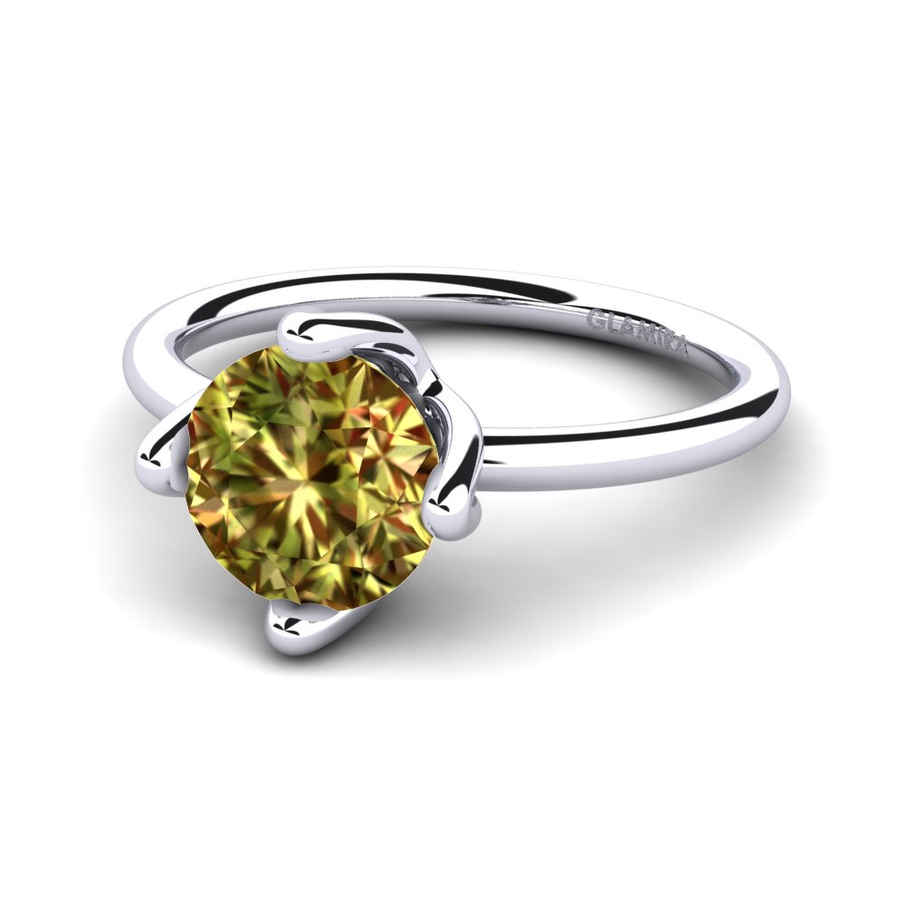 Classic Solitaire Sultan Stone Engagement Rings