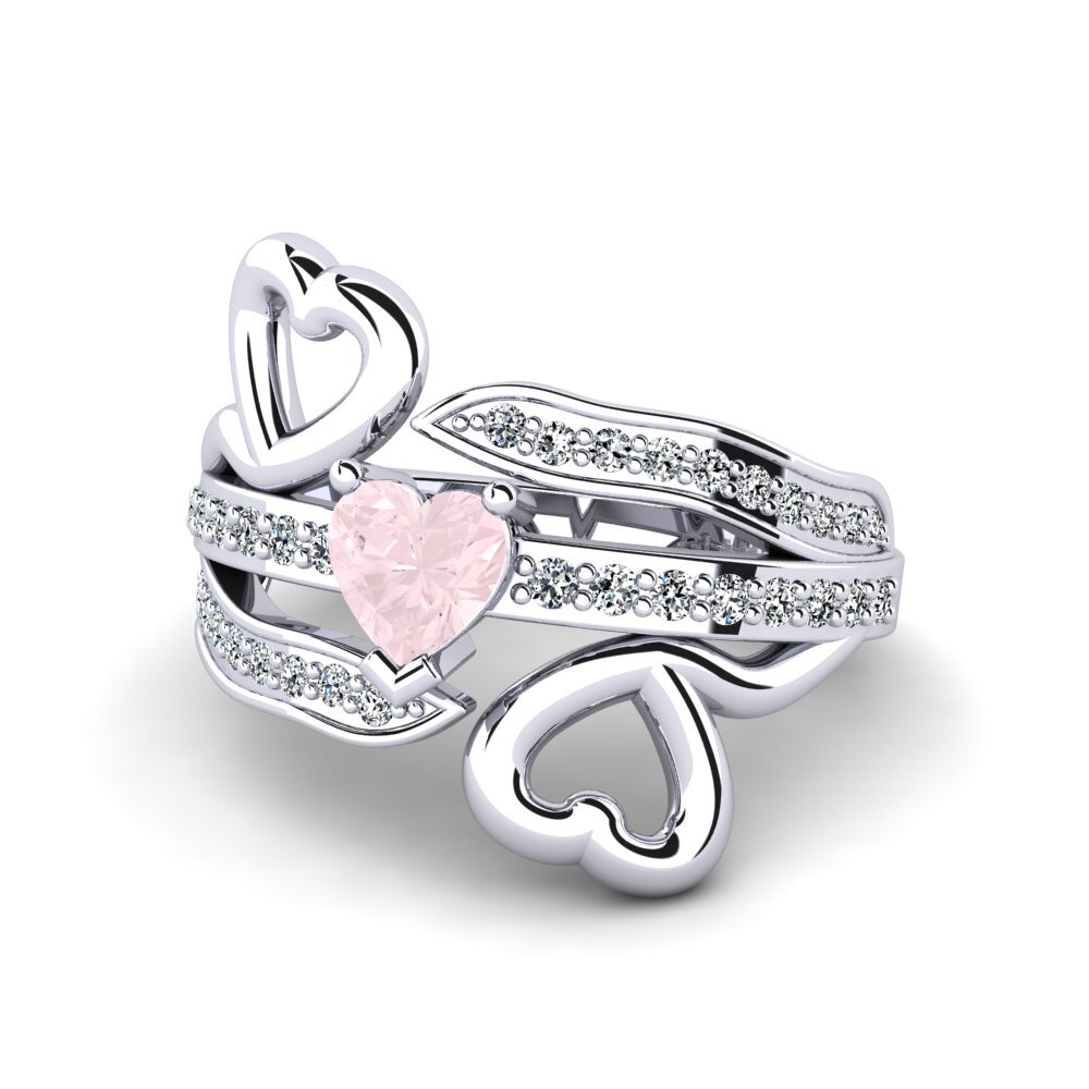 Rose Quartz Women's Ring Nocha