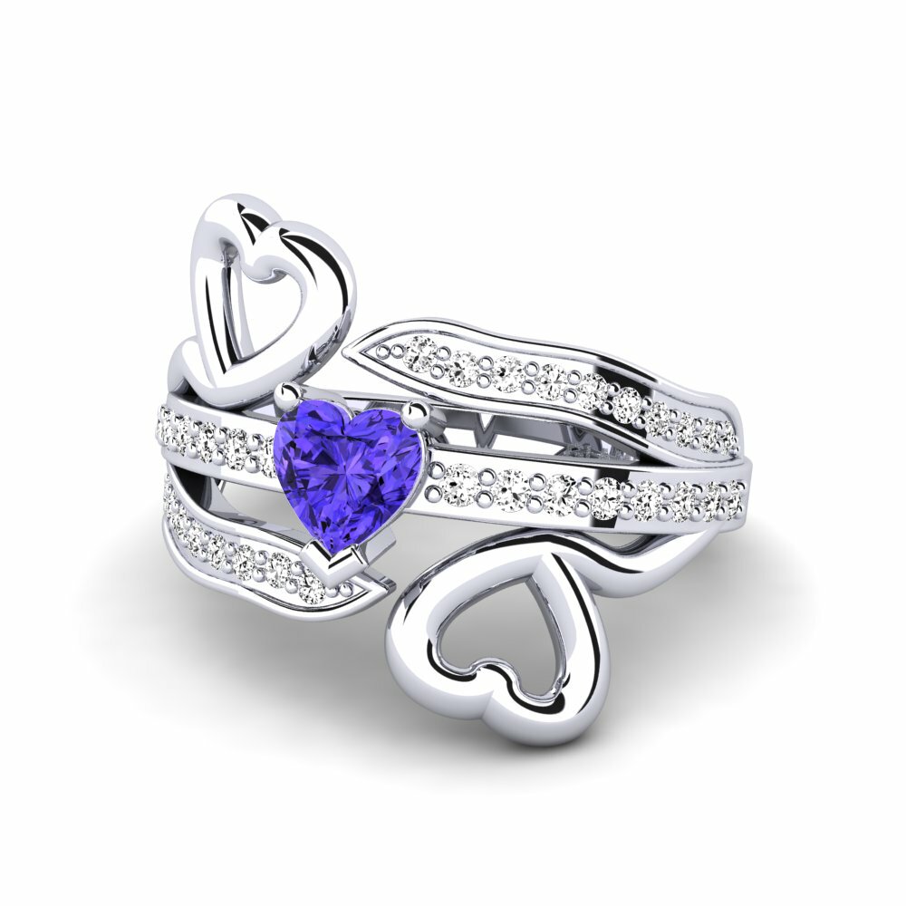Tanzanita Anillo de Mujer Nocha
