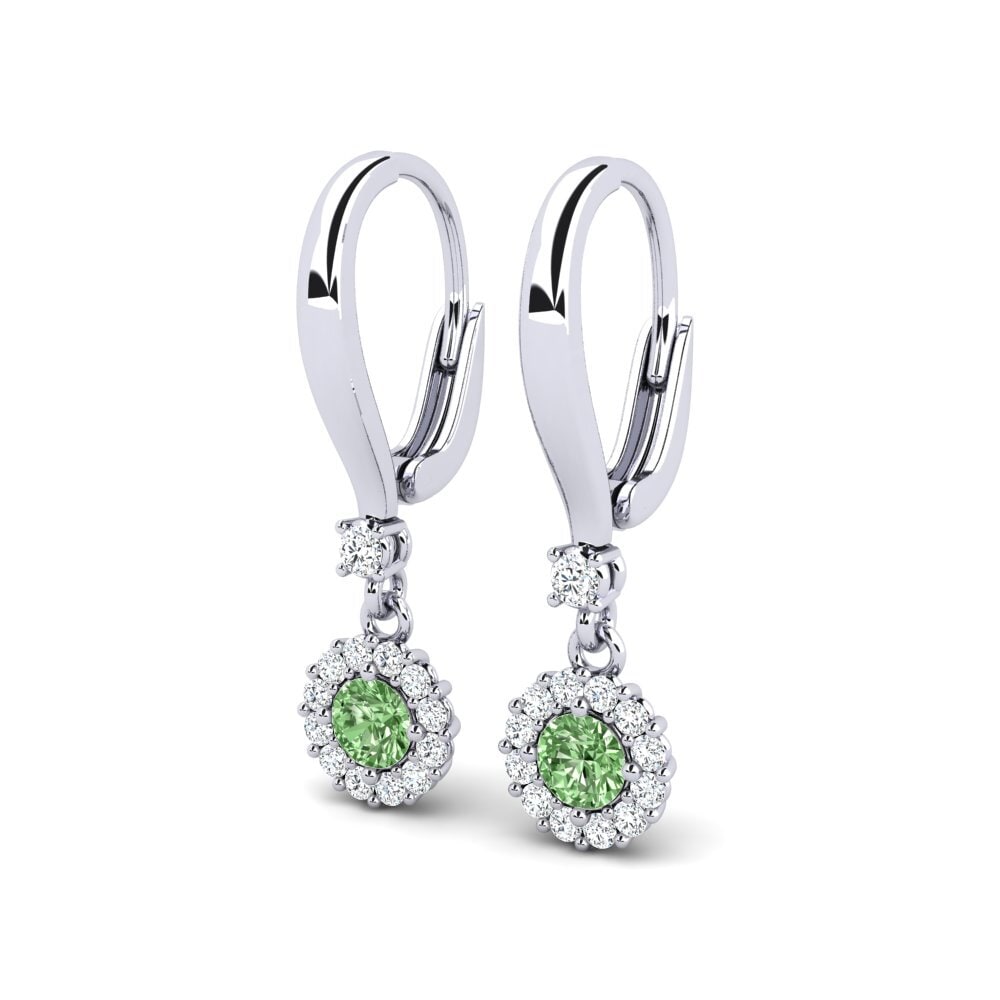 Green Diamond Women's Earring Nodosite
