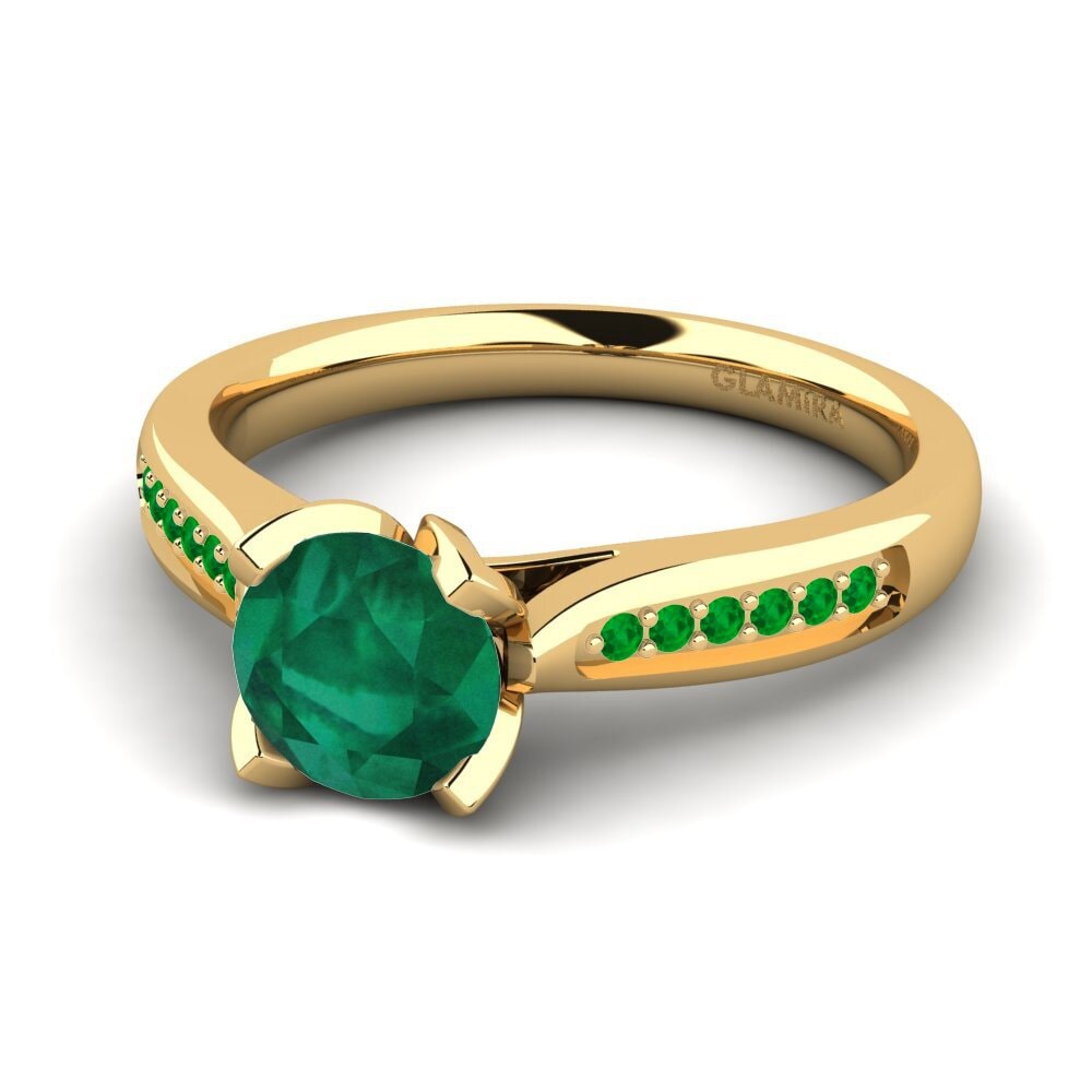 Emerald Engagement Ring Noemin