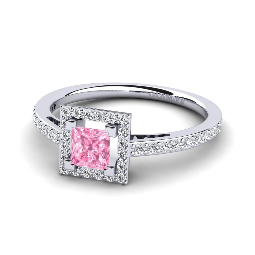 Zafiro Rosado Anillo de compromiso Noima