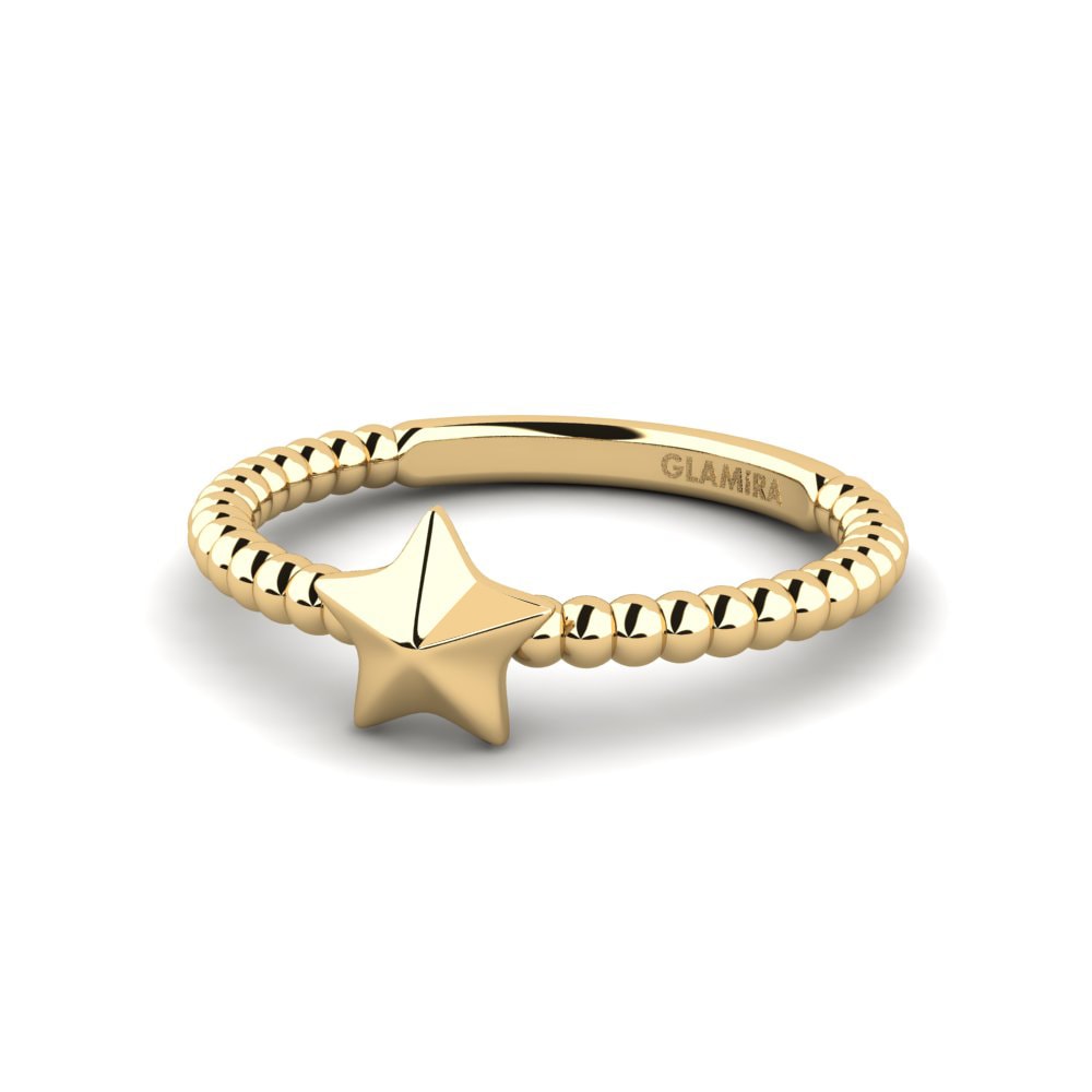 9k Oro Amarillo Anillo Nollipap