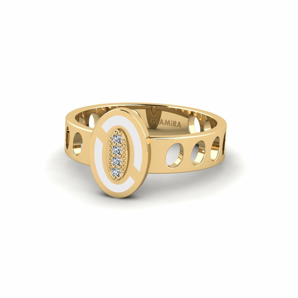 diamond-zirconia แหวน Nominalal
