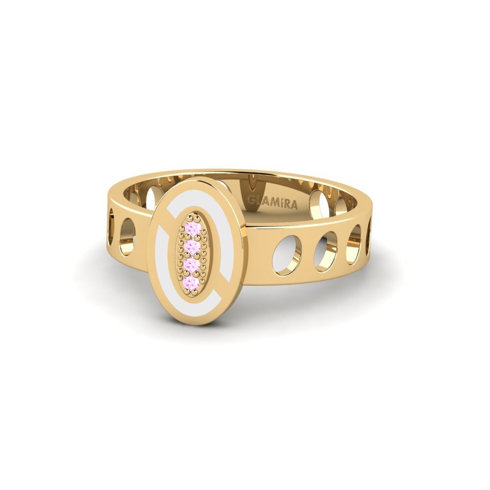 Zafiro Rosado Anillo Nominalal