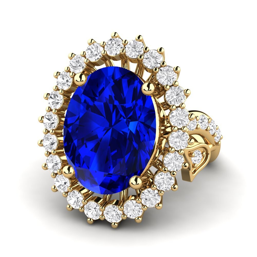 14k Oro Amarillo Anillo Noreen