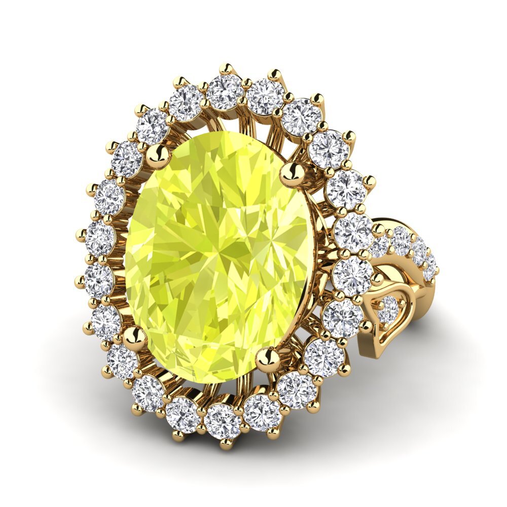 Lemon Quartz Ring Noreen