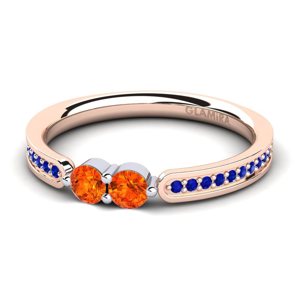 14k Rose & White Gold Ring Norlene