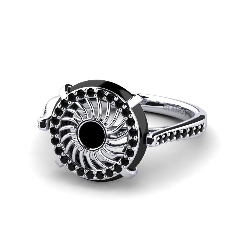 Schwarzer Onyx Ring Norris