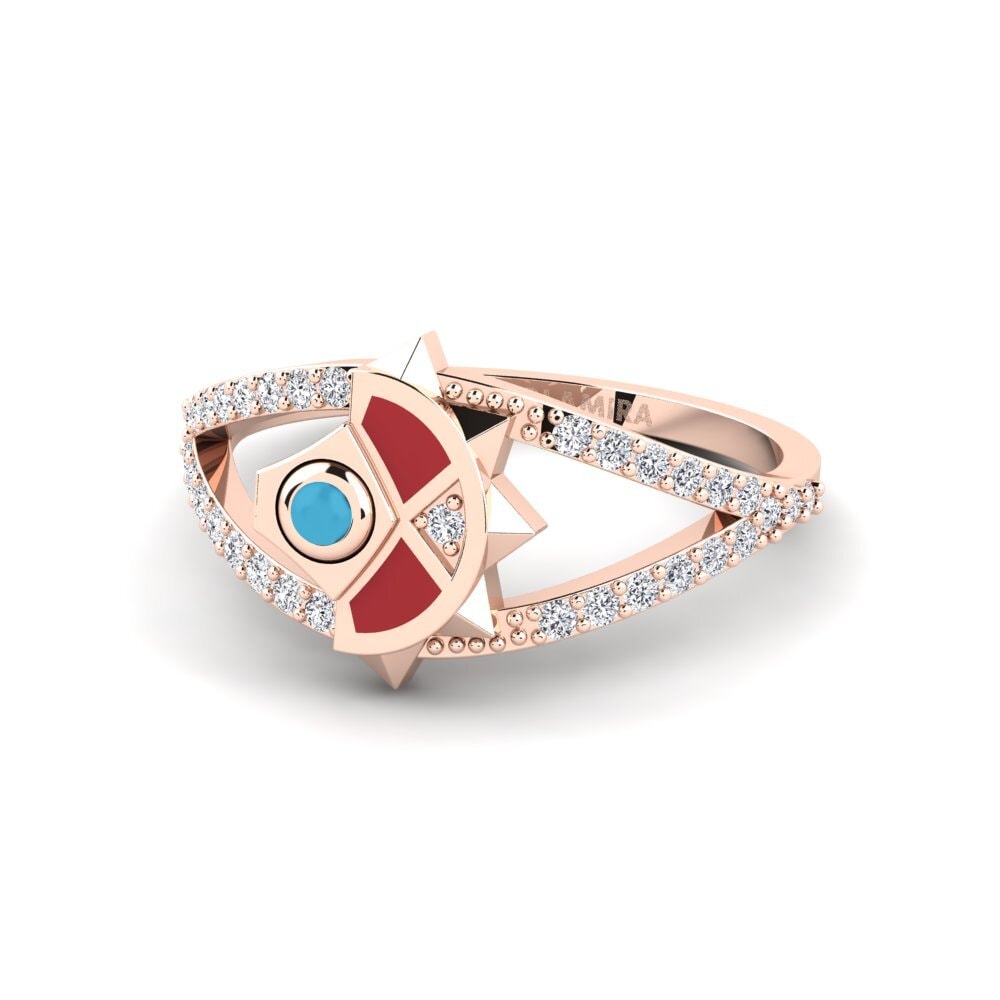 Rotgold 585 Ring Nozomi
