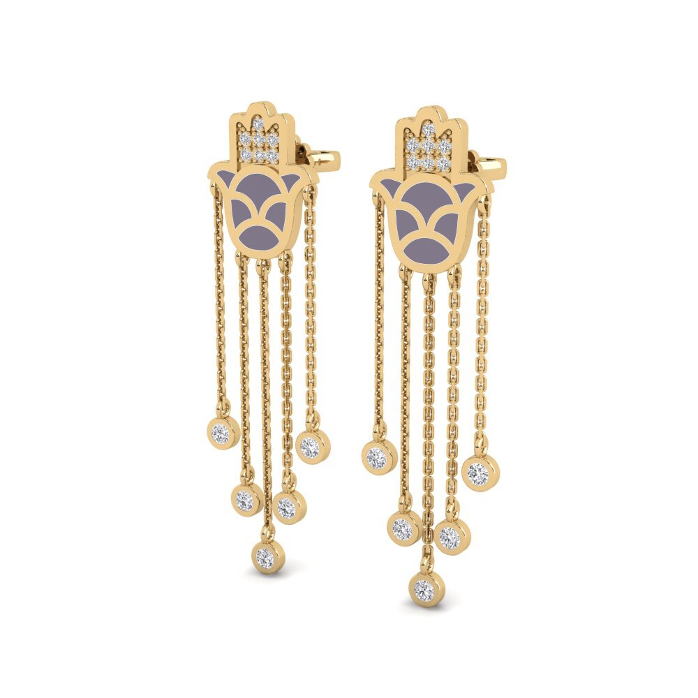 Berlian Anting-anting wanita Ntseeg