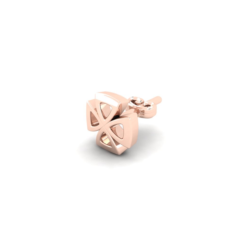 14ct Rose Gold Men's Earring Nulanc