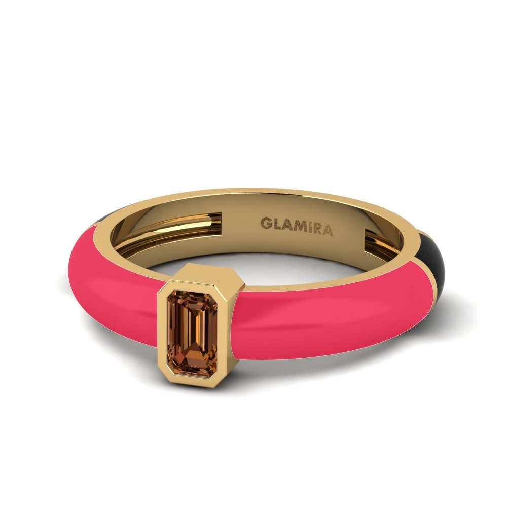 Brauner Diamant Ring Nuvoloso