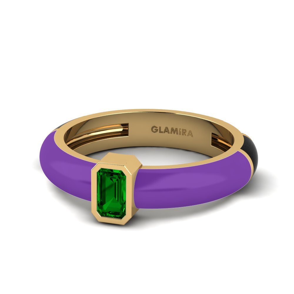 Grüner Zirkonia Ring Nuvoloso