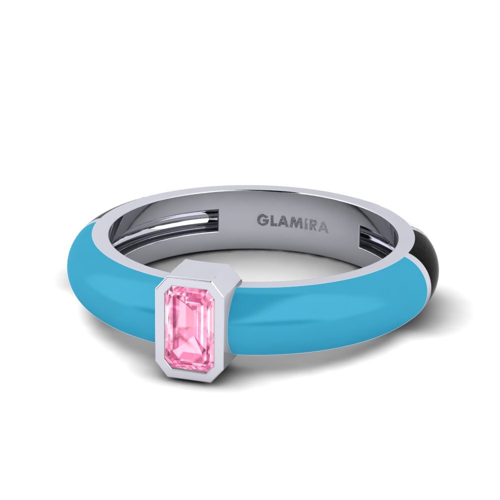 950 Platinum Ring Nuvoloso