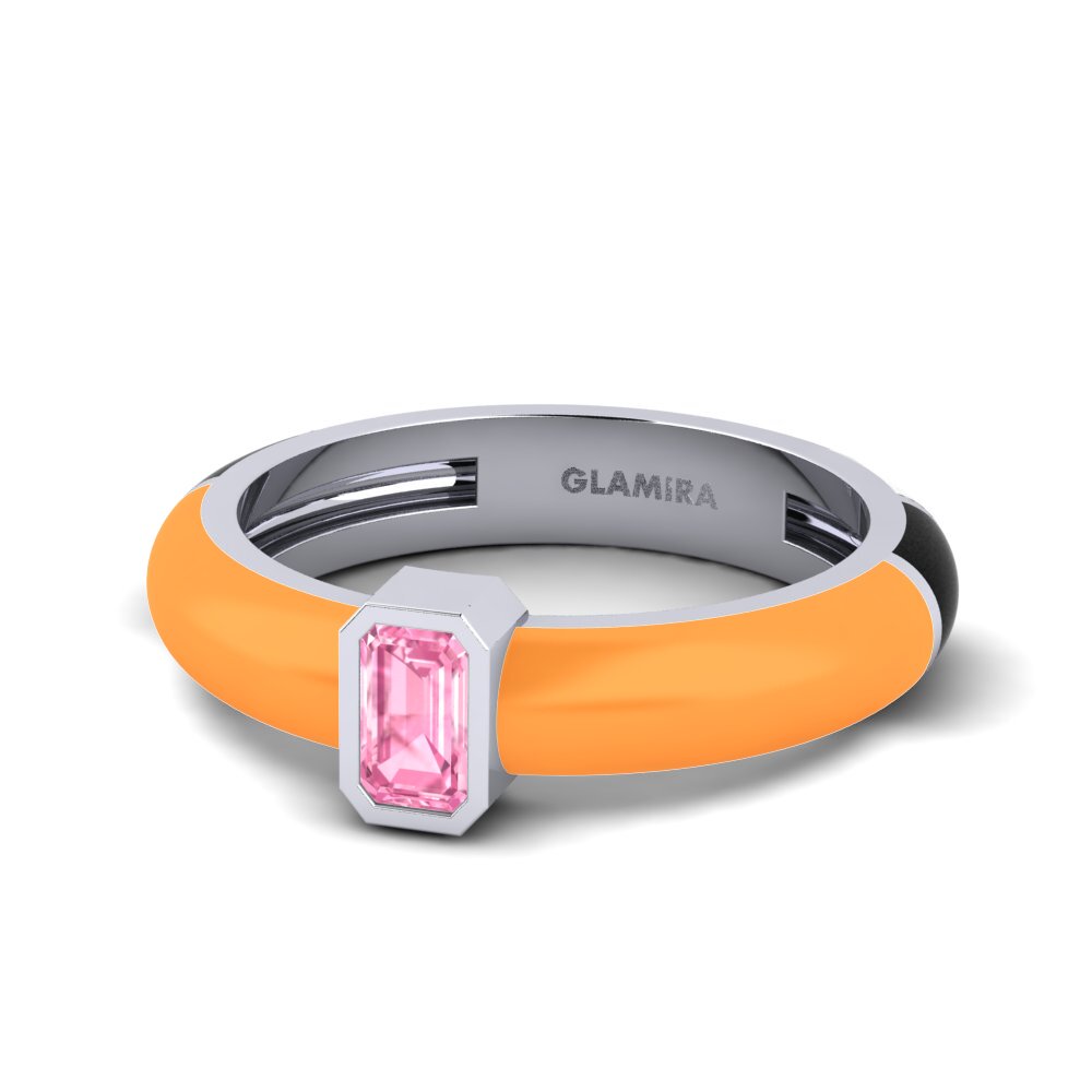 Weiß-Silber Ring Nuvoloso