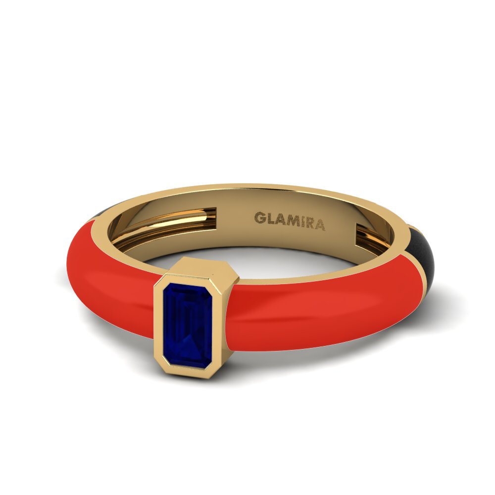Saphir Ring Nuvoloso