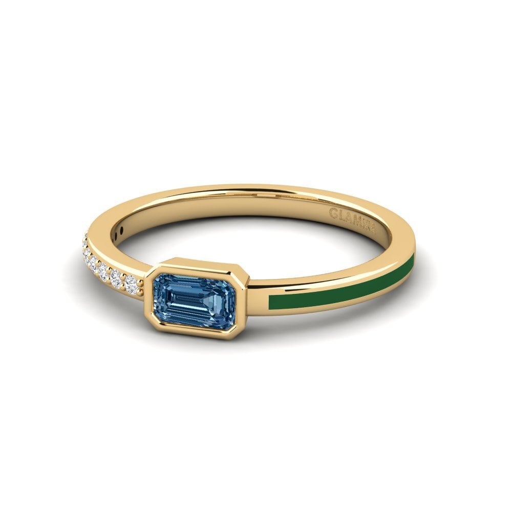 Blauer Diamant Verlobungsring Nymbre