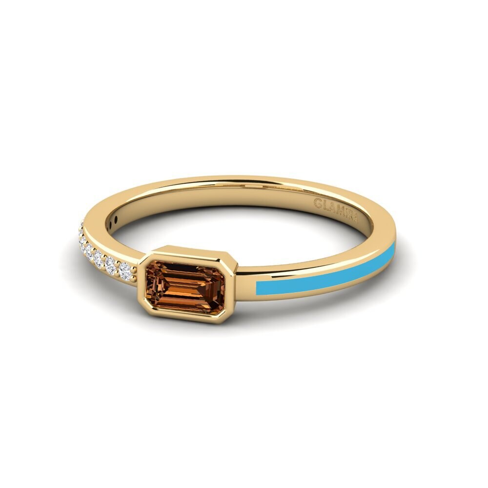 Brauner Diamant Verlobungsring Nymbre