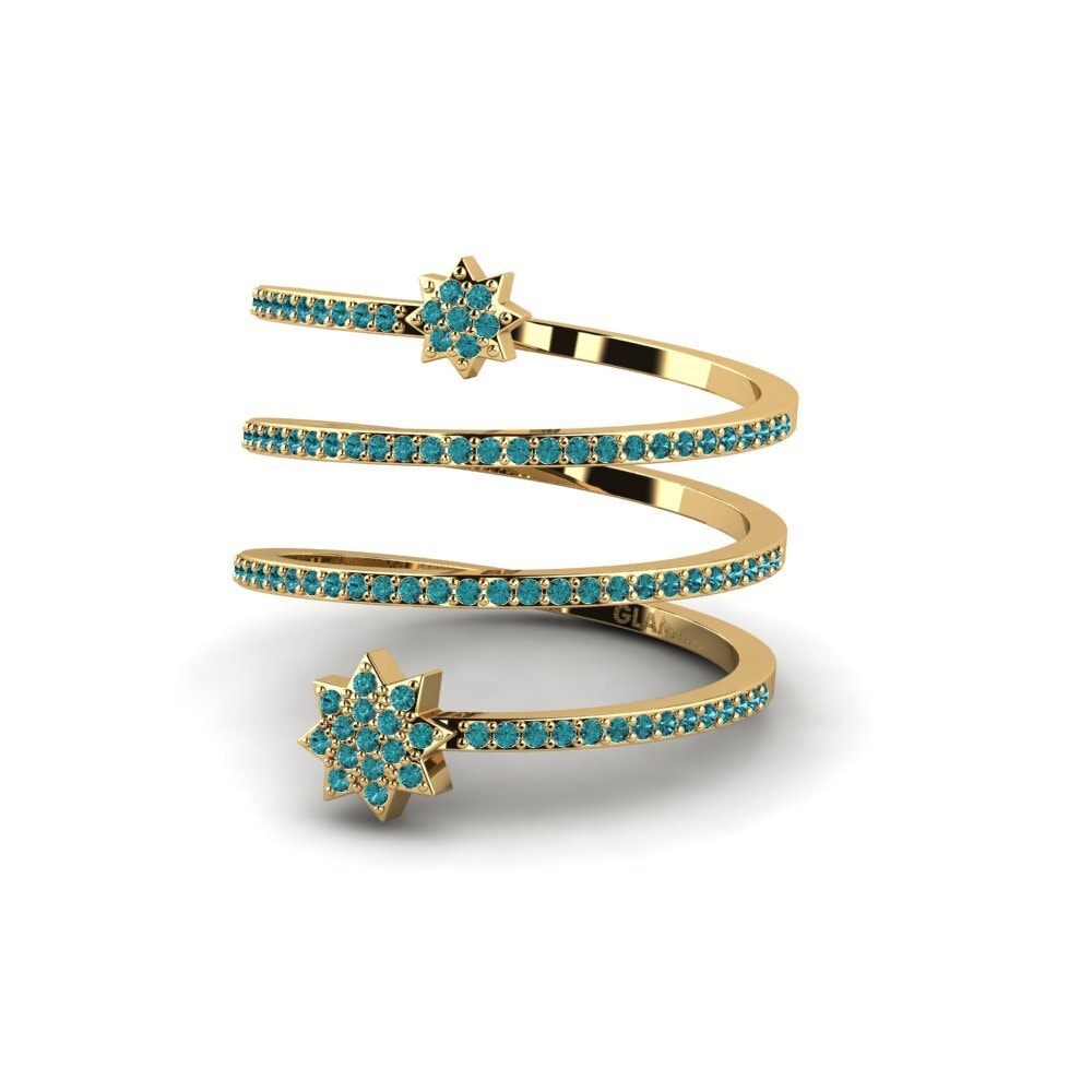 Blue Diamond Ring Nyota