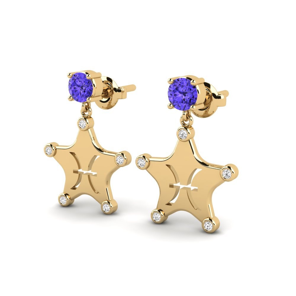 Tanzanite Boucle d'oreille femme Ocreal - Pisces