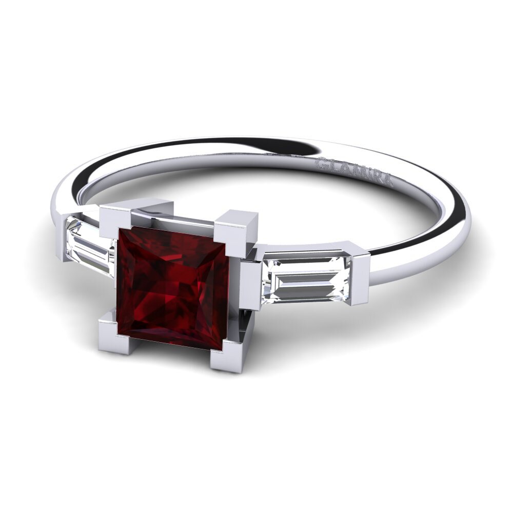Garnet Engagement Ring Octavise