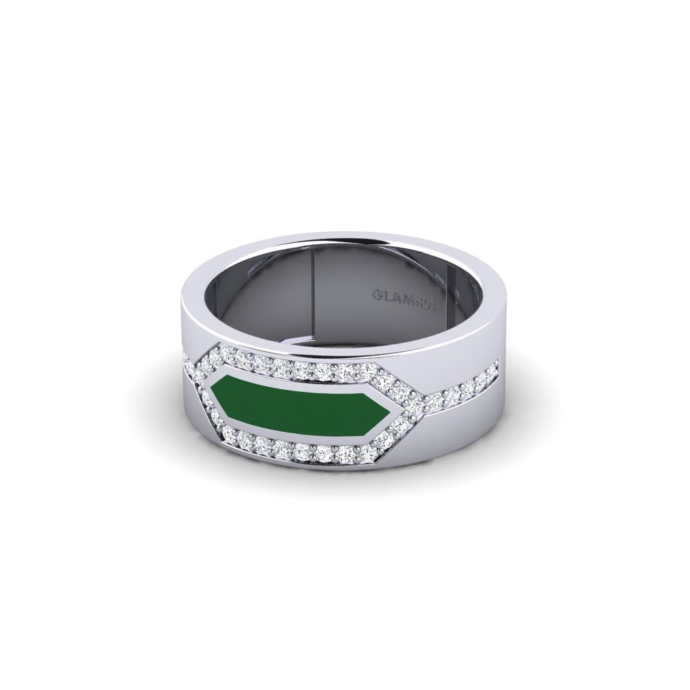 White Silver Ring Oectria