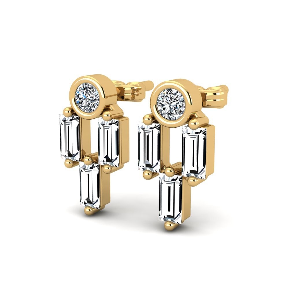9ct Yellow Gold Women's Earring Ofira