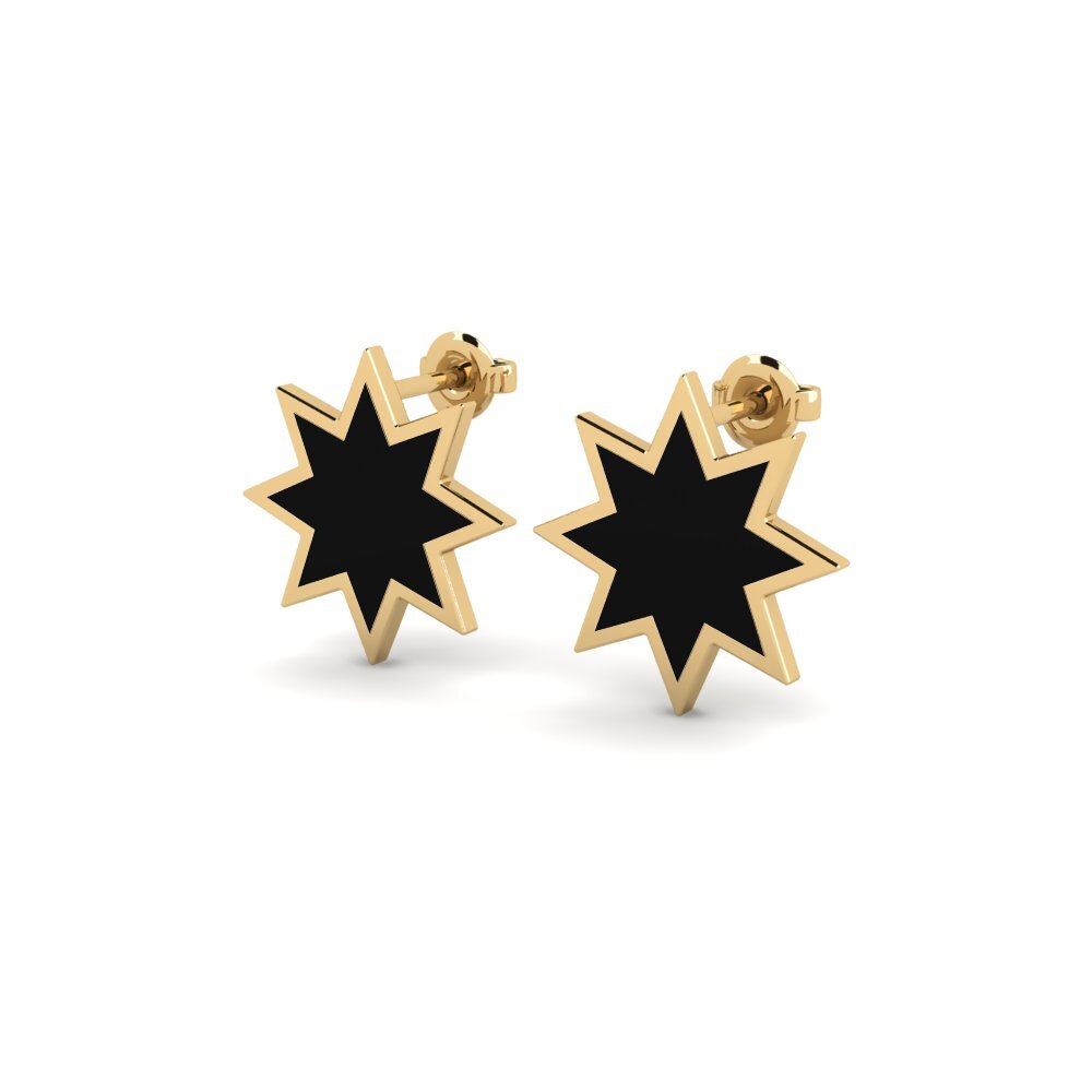 9k Oro Amarillo Pendientes Ofrb