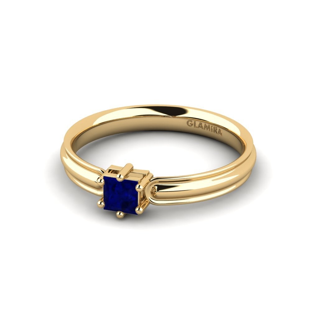 Princess Sapphire Engagement Ring Oghism