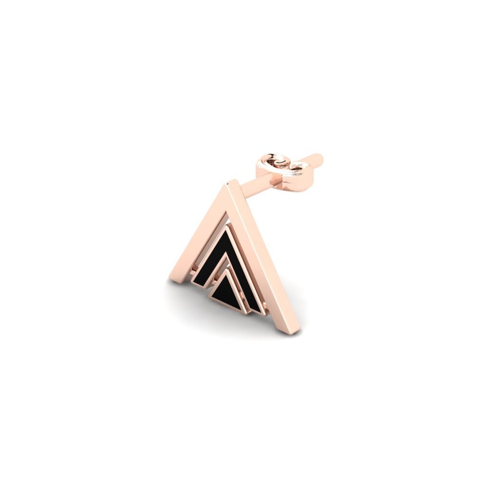 18ct Rose Gold Men's Earring Ogustart