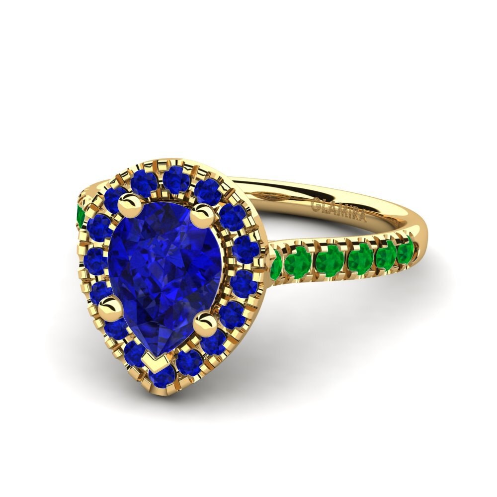9k Yellow Gold Engagement Ring Oiffe