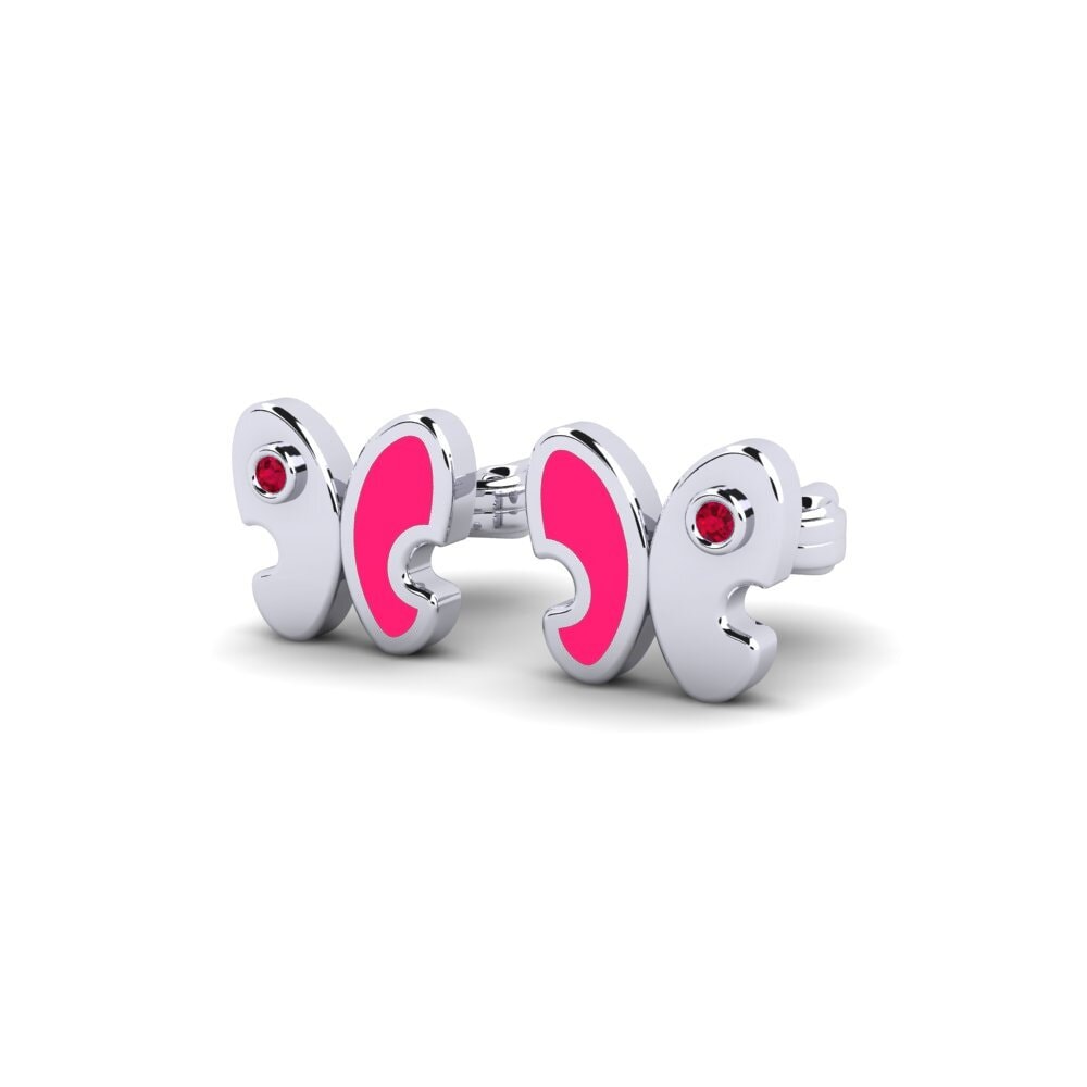 Ruby Kid's Earring Ojire