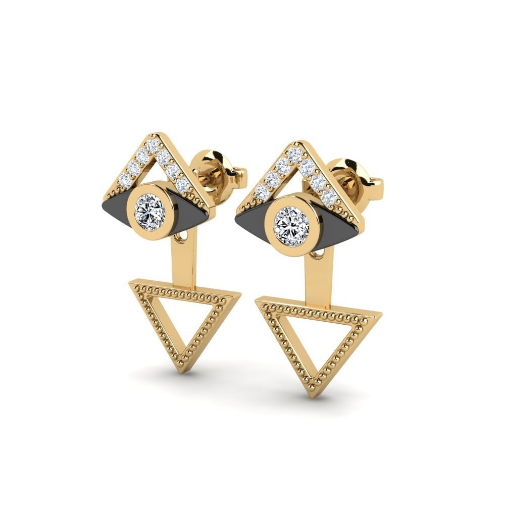 Zircone Boucle d'oreille femme Ojoamor