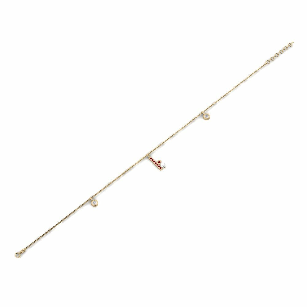 Zircone Rosso Bracciale da donna Okoma