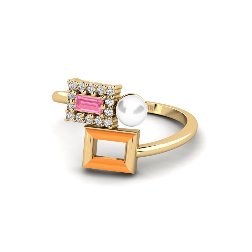 Zafiro Rosado Anillo Olathe