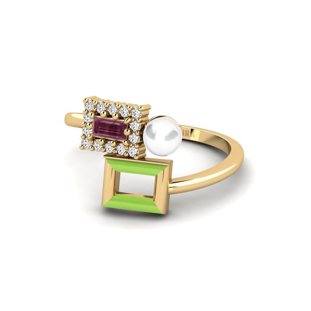 Rhodolit-Granat Ring Olathe