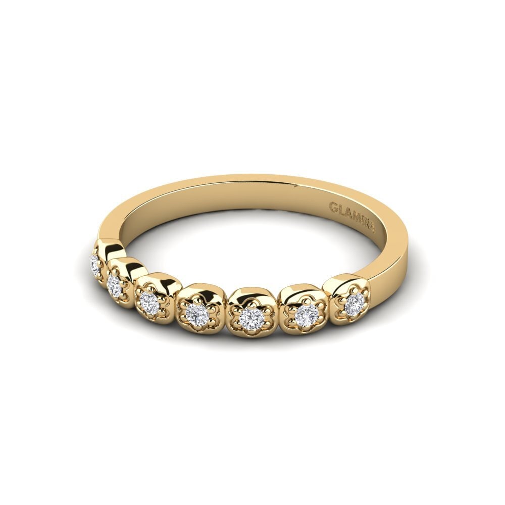 Diamante cultivado en laboratorio Anillo Oldeng