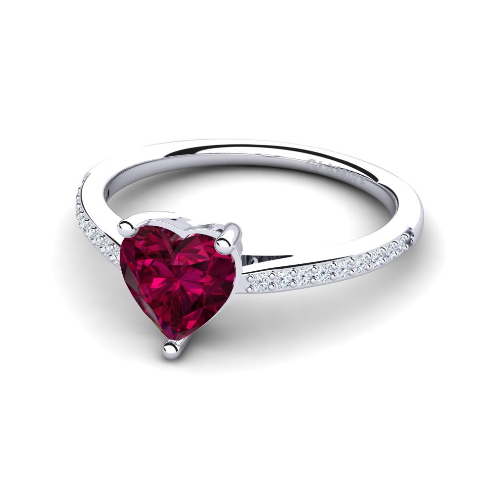 Rhodolite Garnet Women's Ring Oleysa