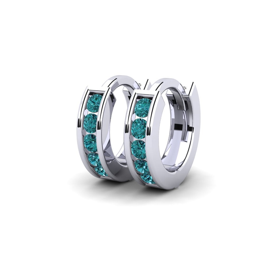 Blue Diamond Women's Earring Oliphant