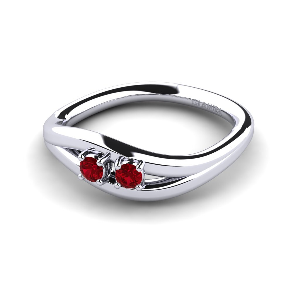 Red Zirconia Ring Olivka