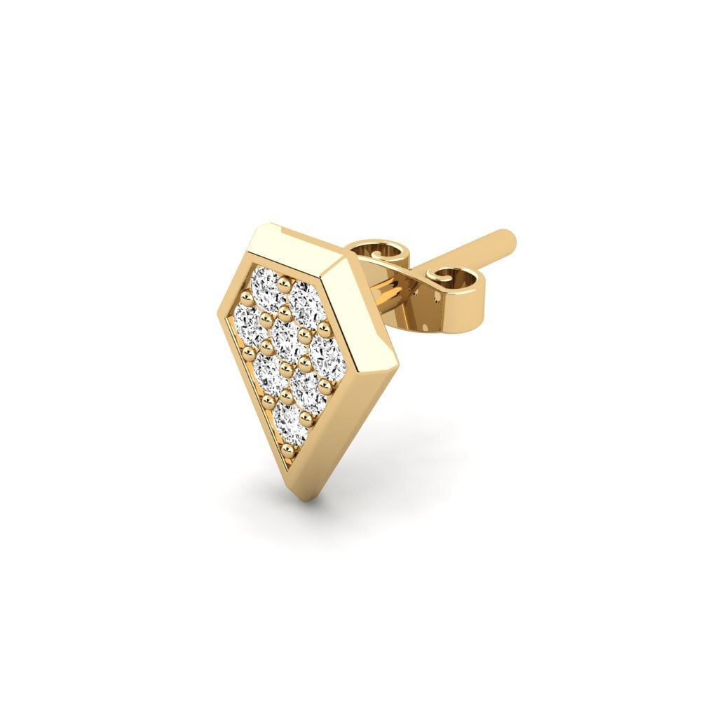 Moissanite Men's Earring Ondant
