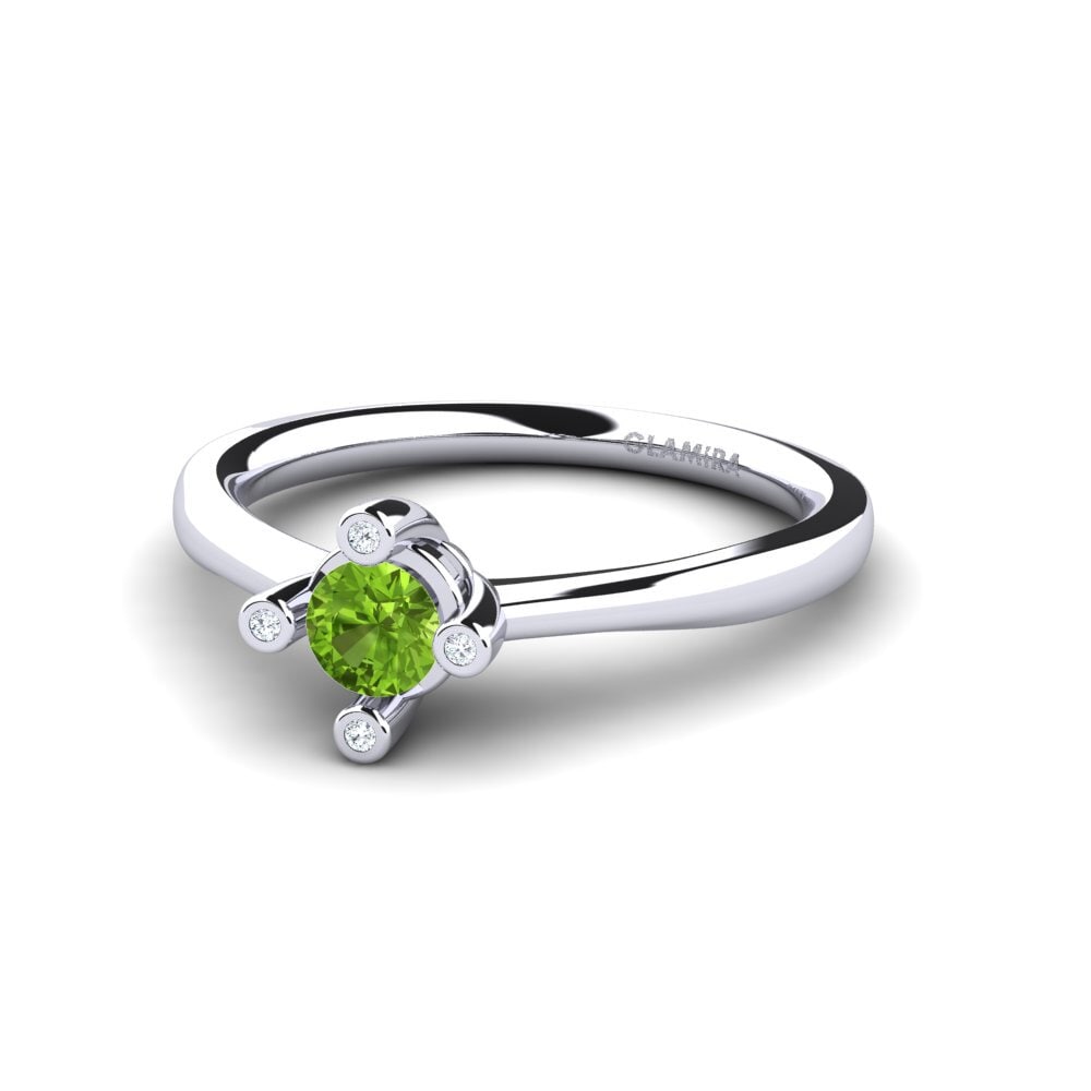 Peridot Engagement Ring Onella