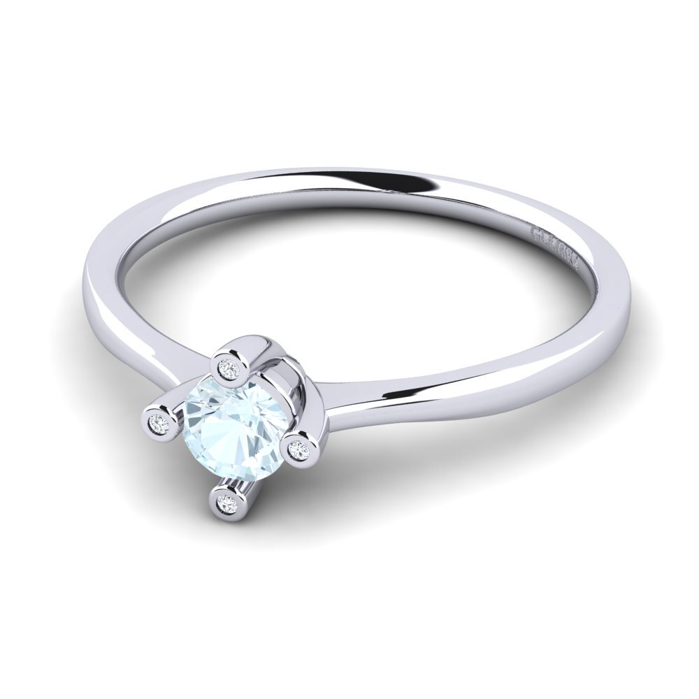 Aquamarine Women's Ring Onella 0.5 crt