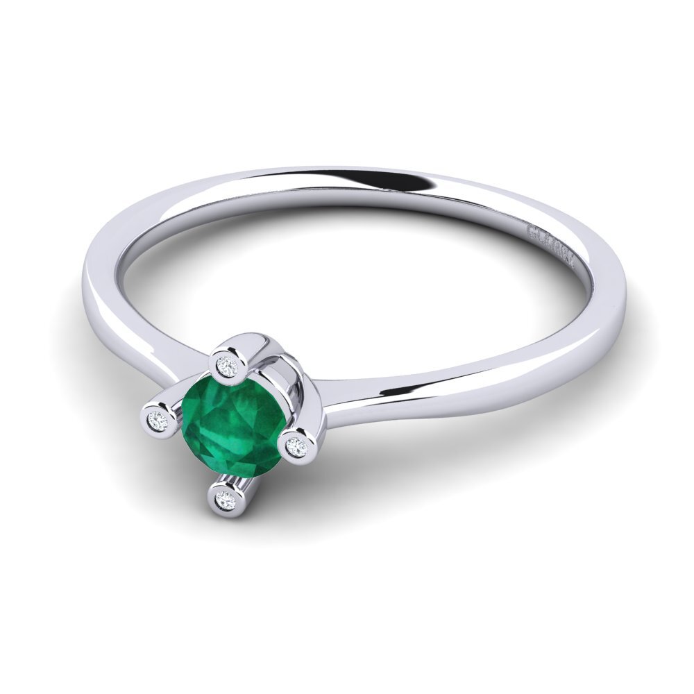 Emerald Women's Ring Onella 0.5 crt