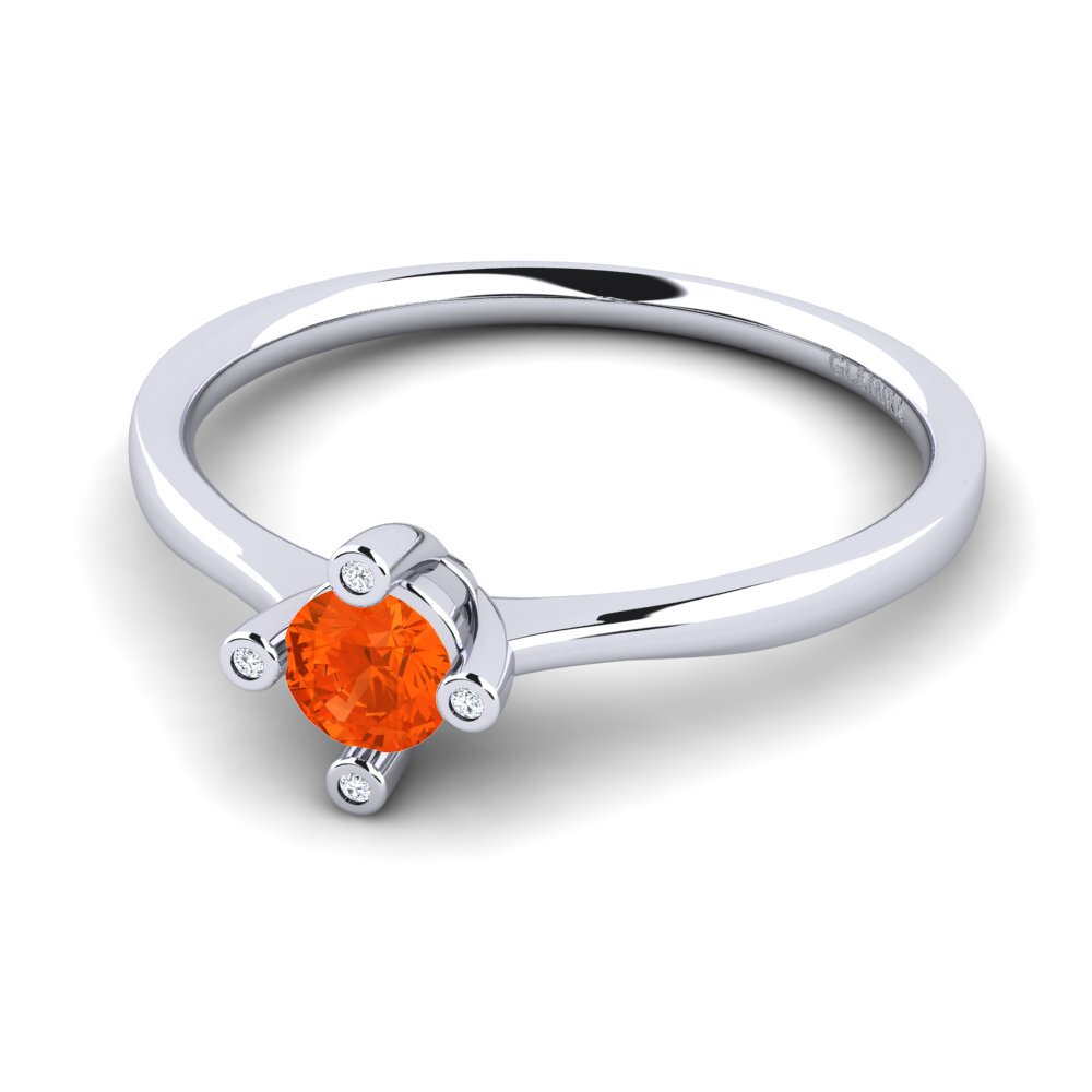 Fire Opal Women's Ring Onella 0.5 crt