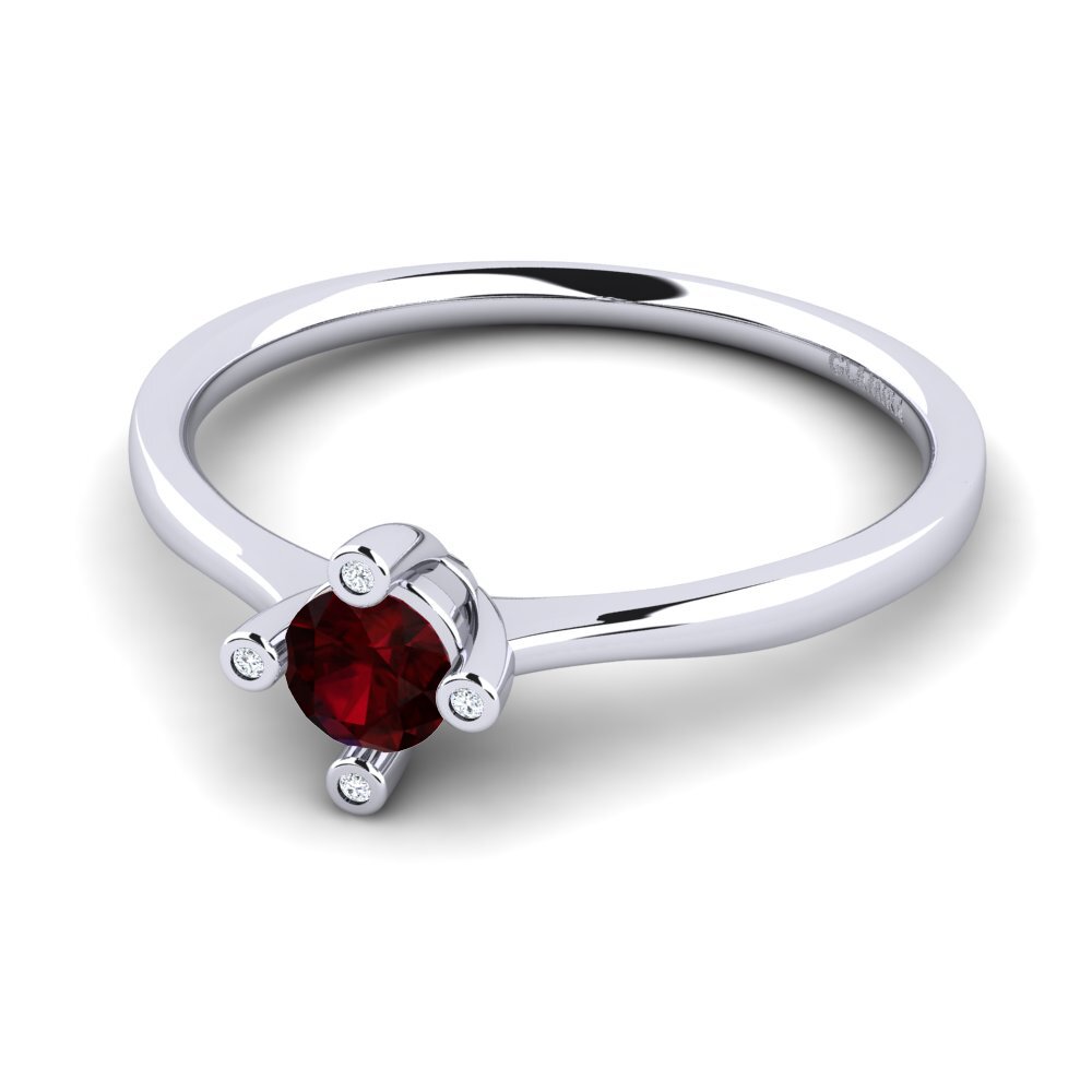 Garnet Women's Ring Onella 0.5 crt